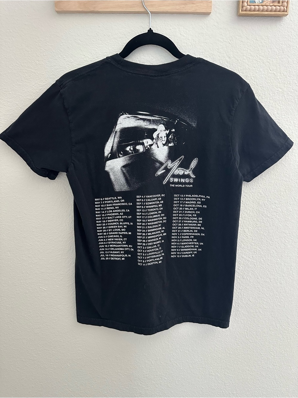 Marcus King Black 'Mood Swings' Tour Shirt Printed on Comfort Colors Cotton Tee